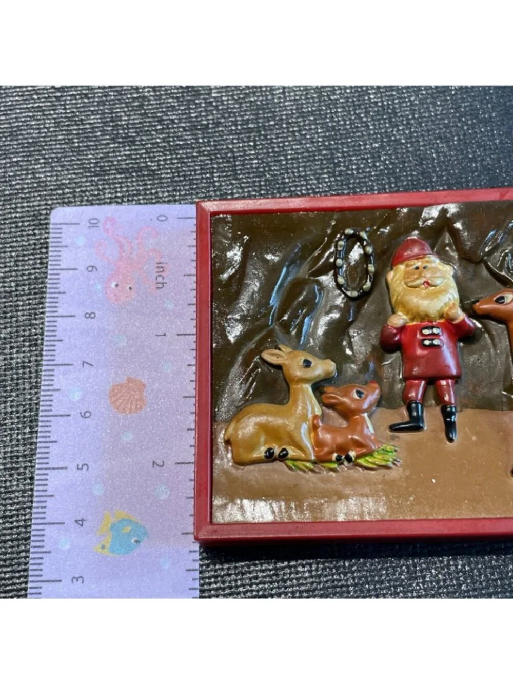 Vintage Rudolph Island of Misfit Toys Refrigerator Magnet Christmas